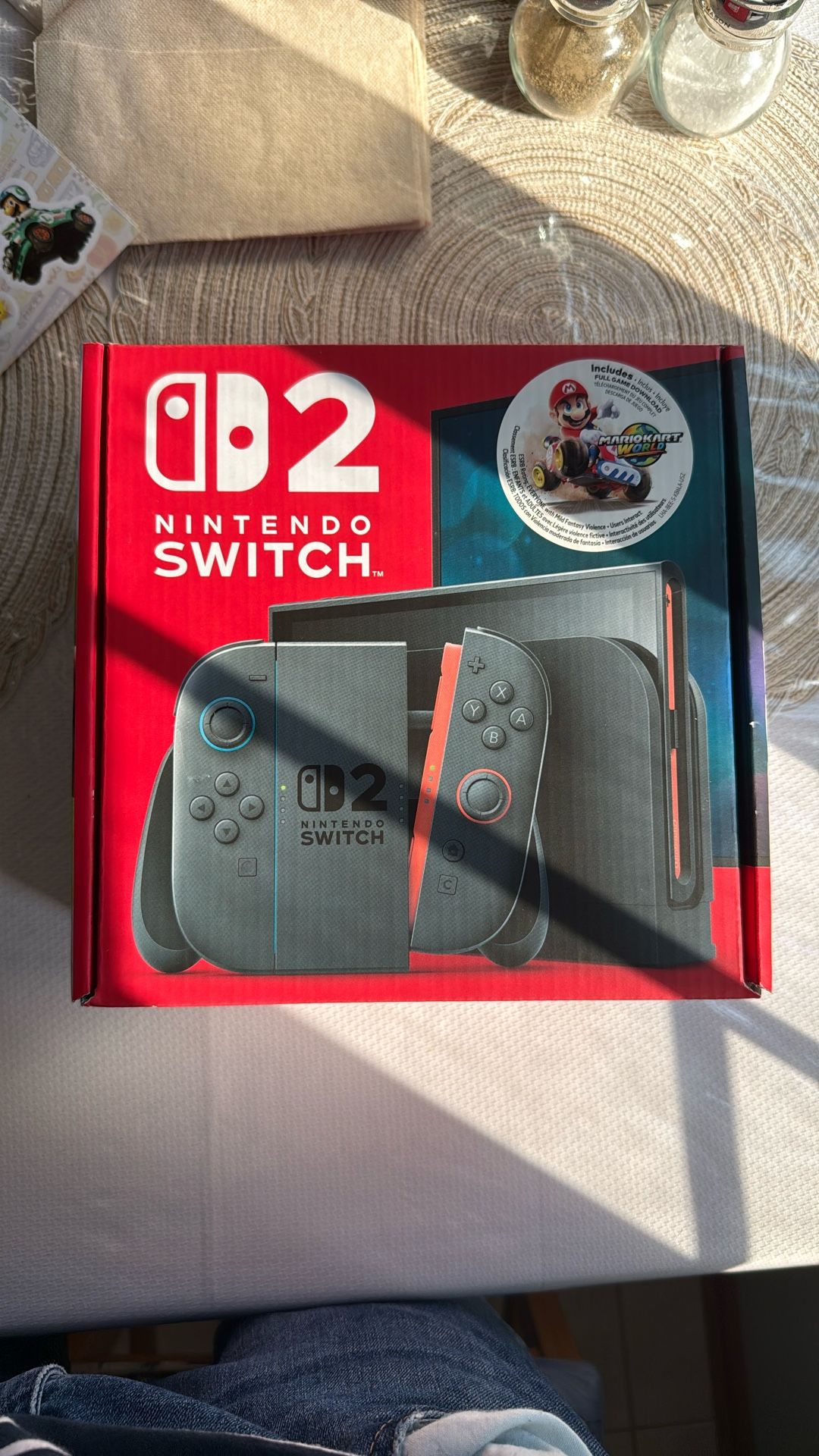 Brand New Nintendo Switch 2 With Mario Kart World Bundle