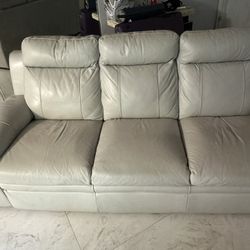 Leather Sofa-great Condition-must Go!