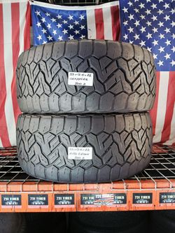⭐️ 33X12.50R22LT NITTO RECON GRAPPLER ALL TERRAIN 33/12.5R22 USED TIRES 
