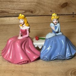 Disney Princess Cake Topper Decopac Cinderella Sleeping Beauty Aurora figure