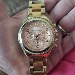 Michael Kors Rose Gold Watch