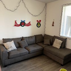 Grey- Mocha Sectional 