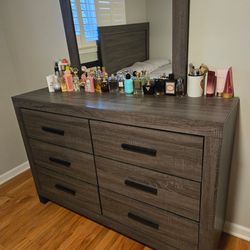 Bed w/ matress and table sets