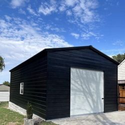 18x24x9 Metal Garage 