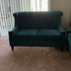 Velvet Green Sofa OBO