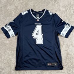 Nike Men's Home Limited Jersey Dallas Cowboys Dak Prescott #4 Size L