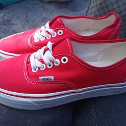 Vans Authentic Red Men's Size 7