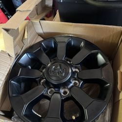 Factory Black Ram 2500 Rims 