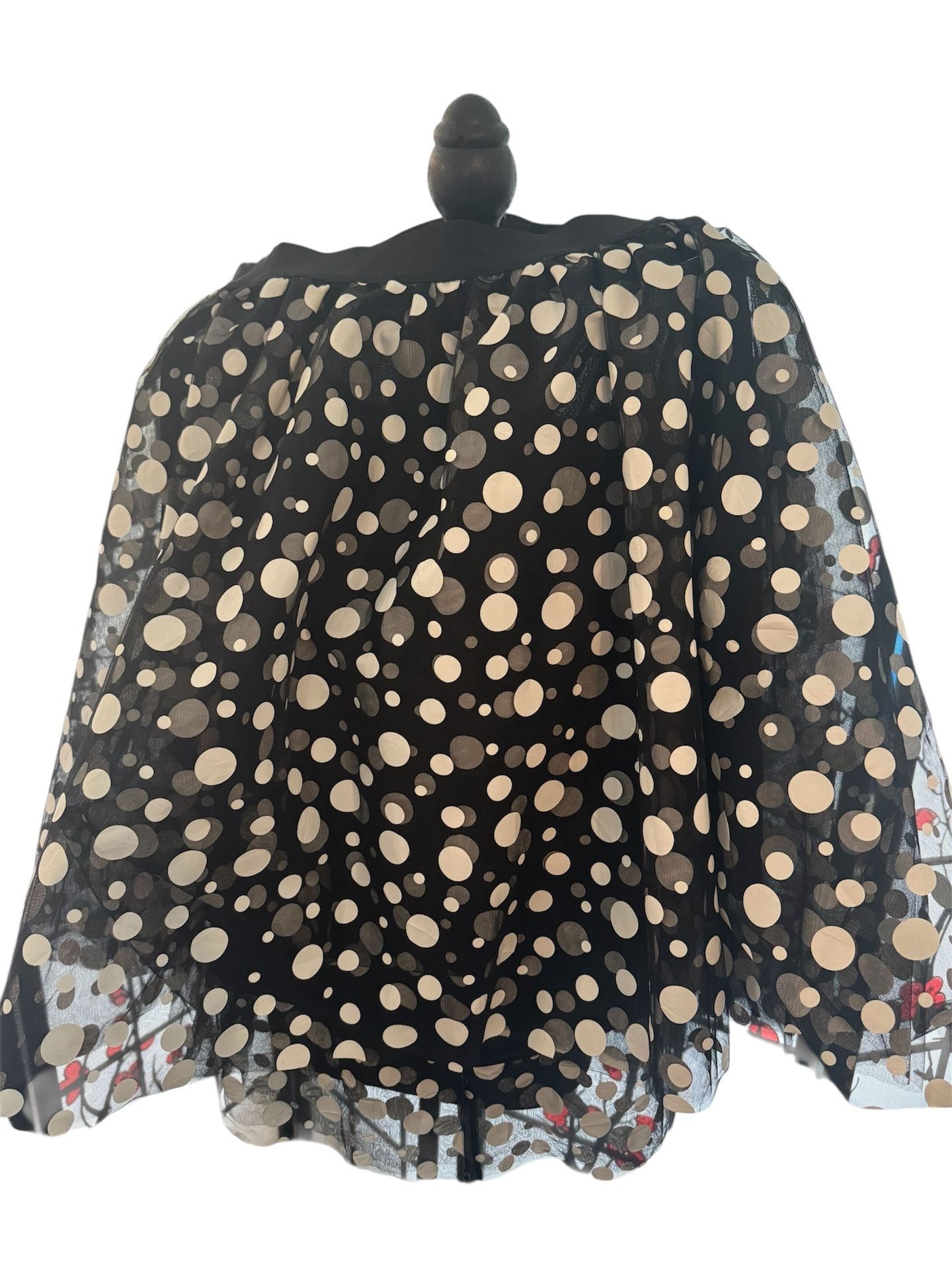 NWT Lane Bryant Black & White Polka Dot Skirt