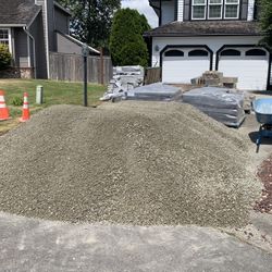 crushed rock / driveway gravel 