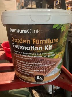 Teak furniture restoration kit