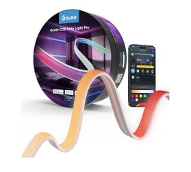 Govee COB LED Strip Light Pro, LED Lights for Bedroom Compatible with Alexa, Google Assistant and Matter, RGBICW Light with Warm White, Smart Strip Li