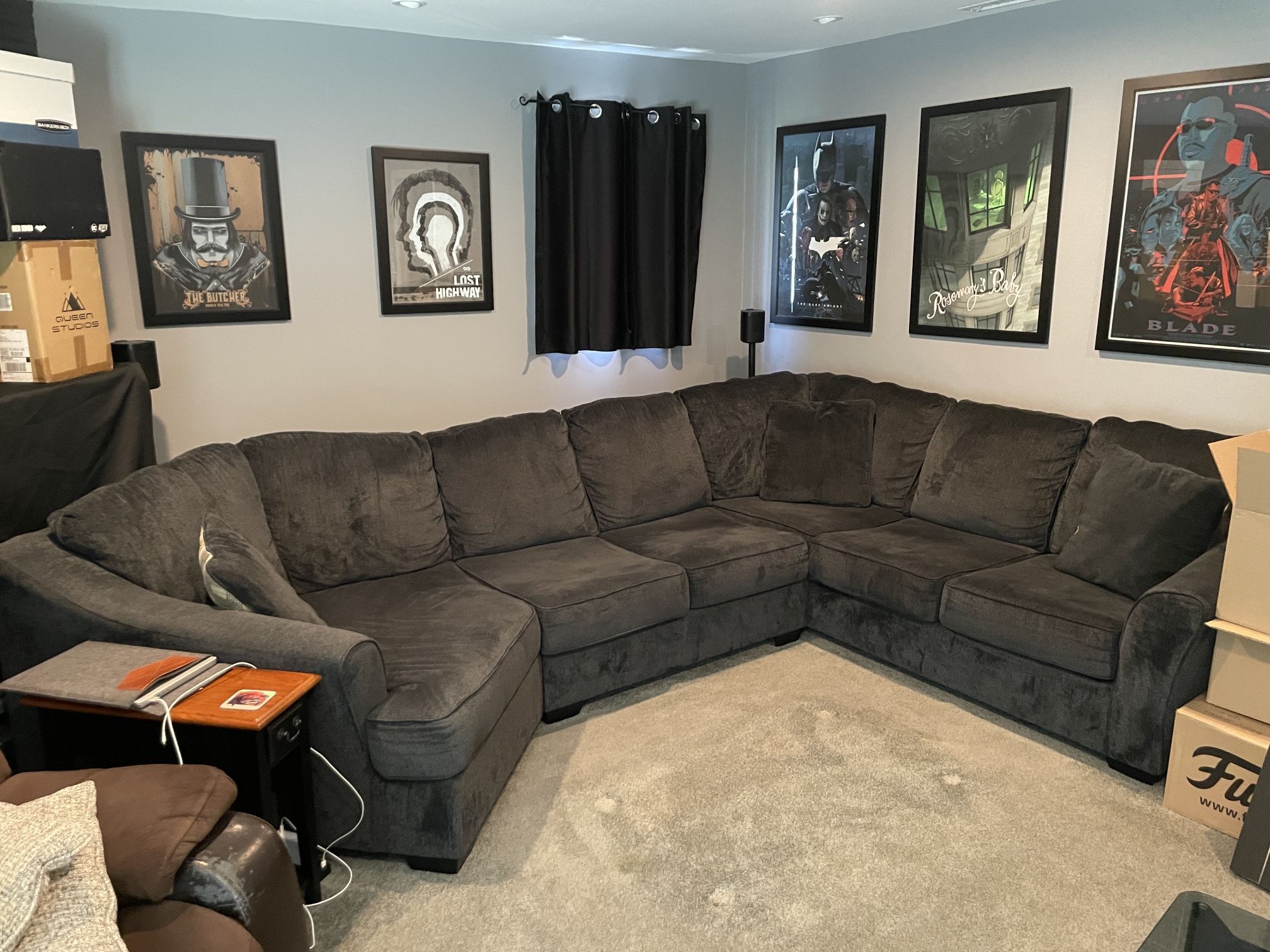 Grey Sectional Sofa Couch