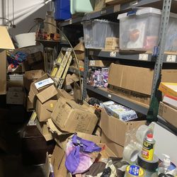 **ESTATE SALE** Heavy Duty Shelfs For Warehouse Racking Garage Racks 4 Foot By Four Foot 4’x4’ 
