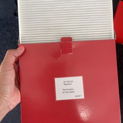 New Air Filter And Cabin Filter Toyota 