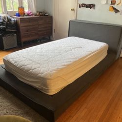 Twin Bed Frame + Mattress (optional)