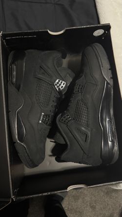 Jordan black cat 4’s