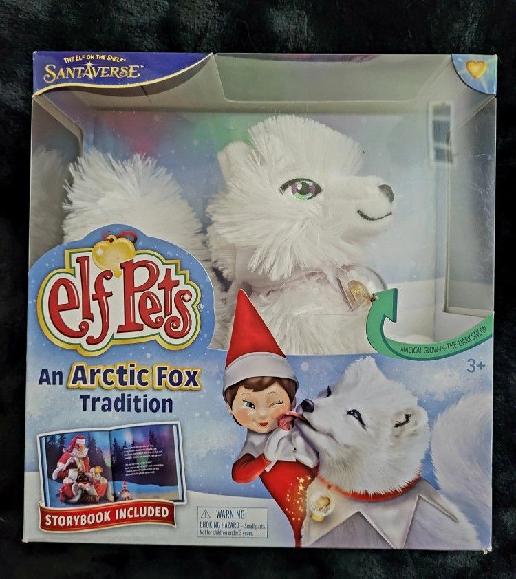 ELF PETS ARTIC FOX WITH BOOK