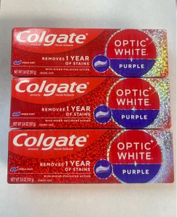 Colgate optic white Purple