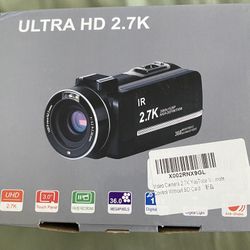 Video Camera Camcorder with Microphone 2.7K 