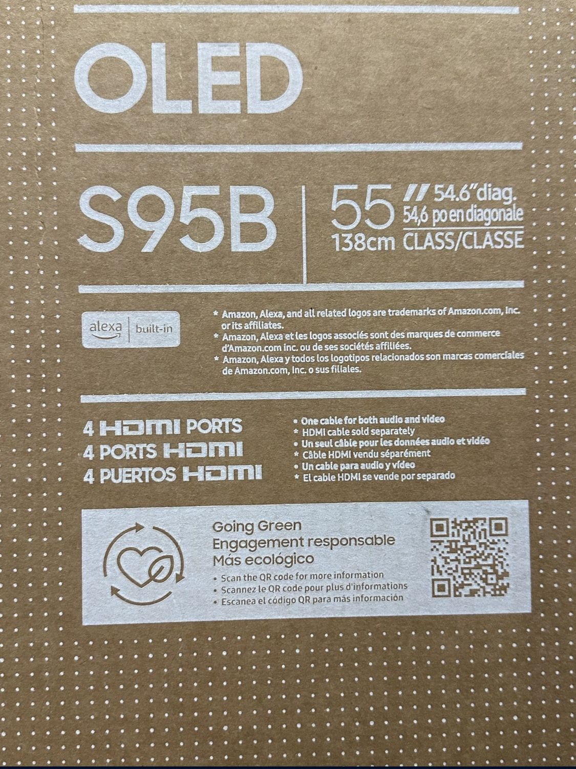 Samsung 55 Inch Oled 4K Tv Smart S95B