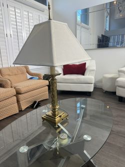 💡 Vintage Brass Table Lamp — Excellent Condition!