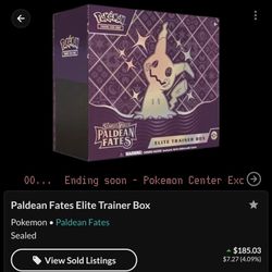 Paldean Fates Elite Trainer Box Pokemon 