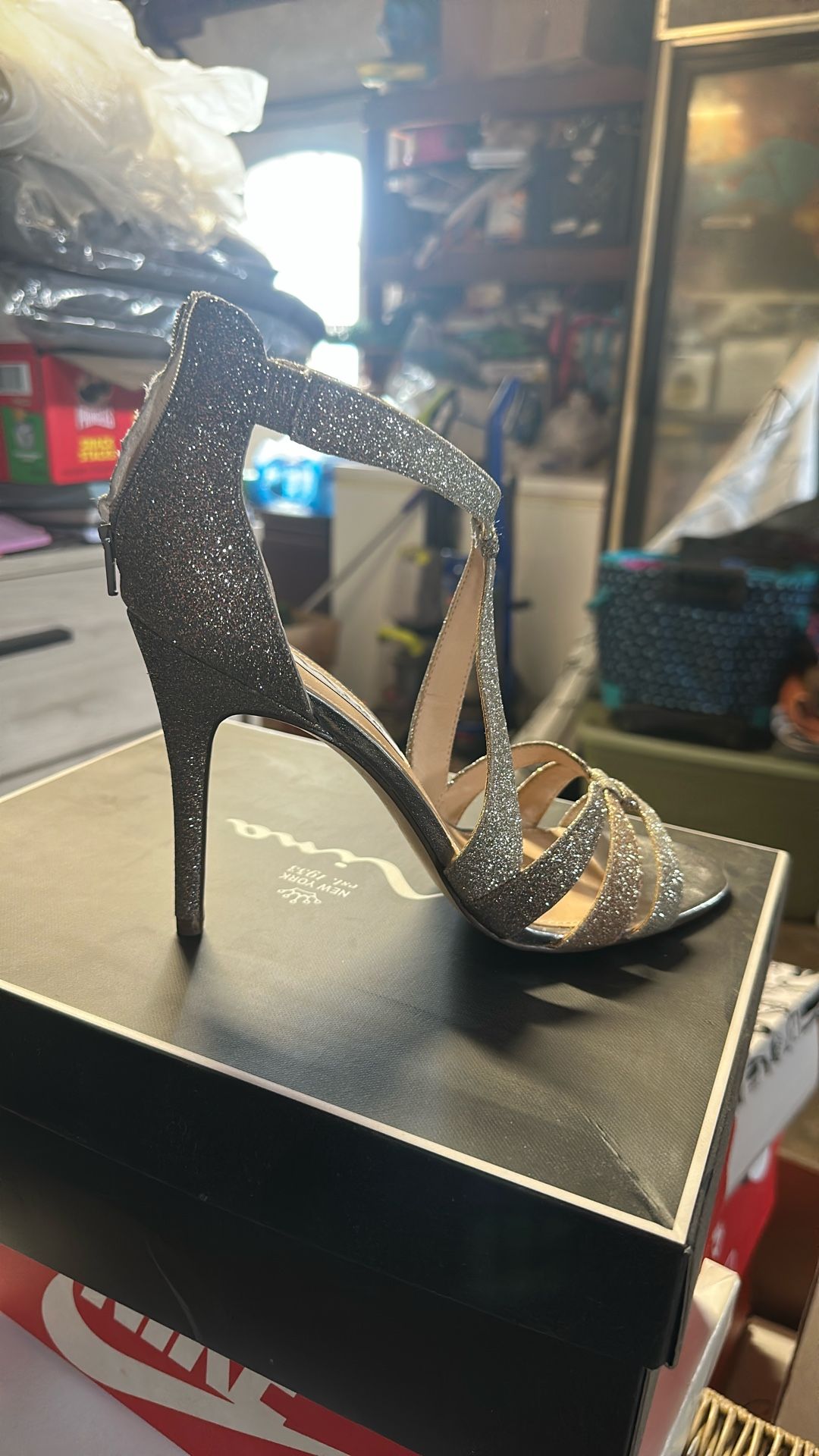 Nona Heels Glitter 8.5