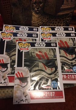 A five number 65 Star Wars pop tease fin FM 2187 rare