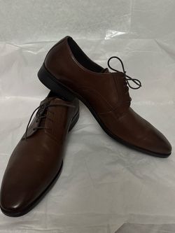 Brown Leather Dress Oxford Shoes