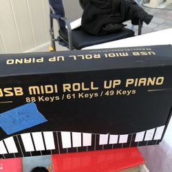 ***Reduced***Portable USB Piano Roll Out & Play Using Computer