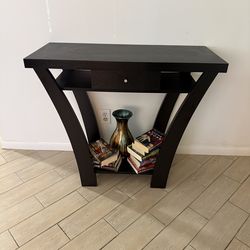 Entry or hall table black
