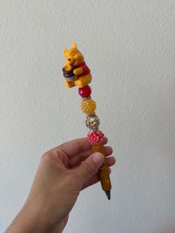 Disney Pooh Bear  Beaded Pen