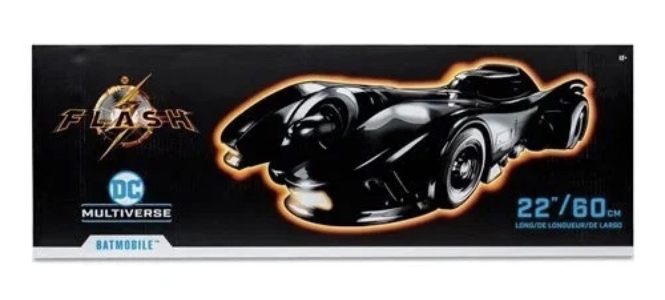 McFarlane Toys DC Multiverse Batmobile 1989 The Flash Movie Batman !! 