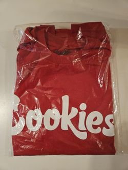 COOKIES ORIGINAL MINT TEE RED/WHITE SIZE M
