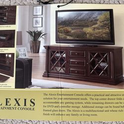 Entertainment TV console