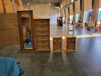 Bed Broom Dresser Set