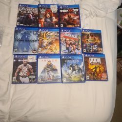 PS4 VIDEO GAME COLLECTION