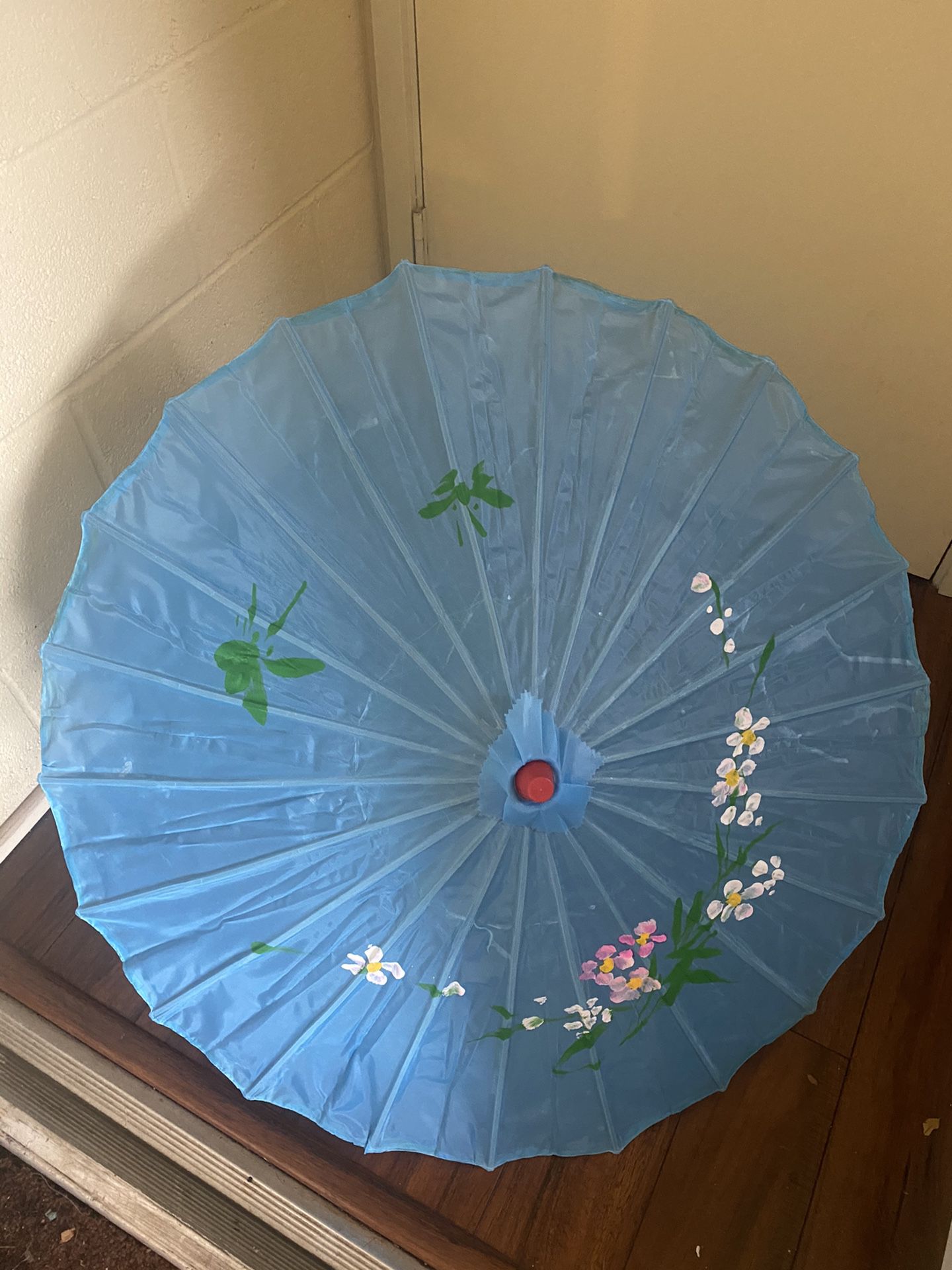 Hand painted parasol