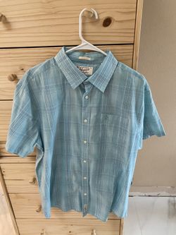 Penguin Men’s Plaid Button-Down Shirt (XL)