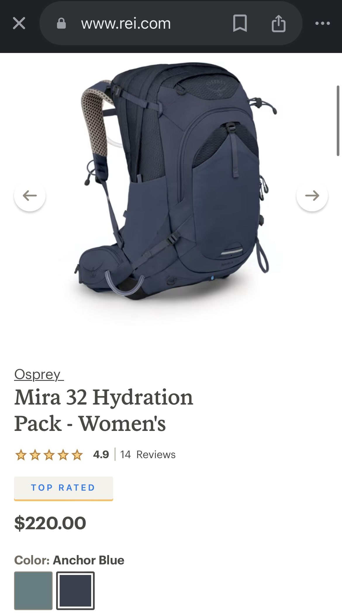 BRAND NEW Osprey Mira 32 Hydration Pack - Women's Hiking/Backpacking backpack