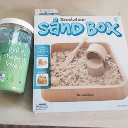 Brookstone kids sand box and sand