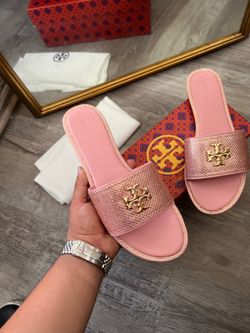 Tory Burch pink sandals