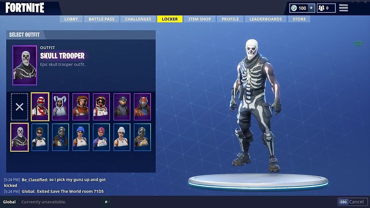 Skull Trooper Fortnite Account v2 Reaper!
