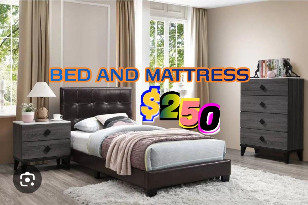 Twin Size Bed And Mattress