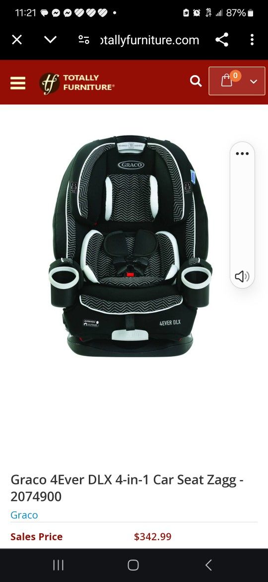 Graco 4Ever Infant Child  Car Seat $60