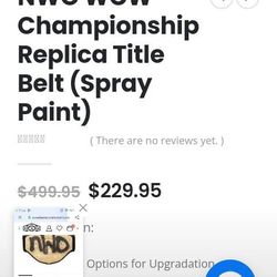 Nwo Wcw Championship Belt