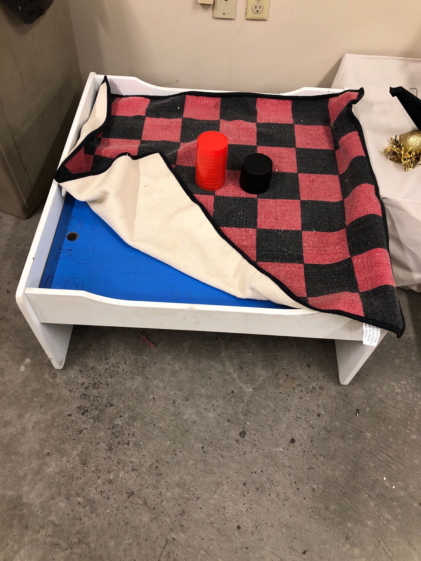 Child’s play table/ checker board