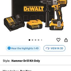 Dewalt, Hammer Drill Kit (DCD996P2)