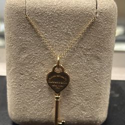 18kt Tiffany Necklace Rose gold